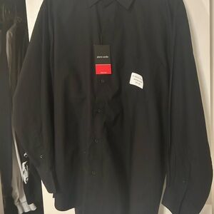 Pierre Cardin Classic Black Dress Shirt